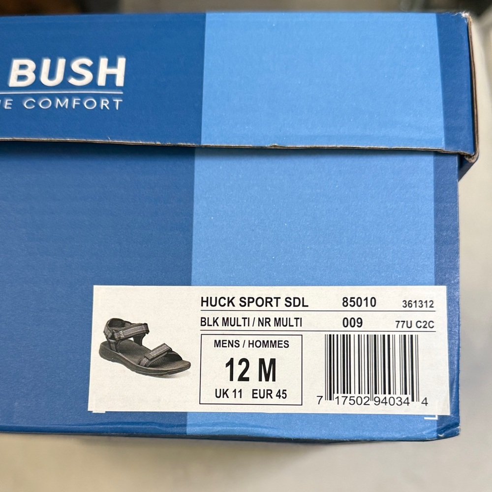 Nunn Bush Men's Huck Sport Three Strap Casual Sandal - Size 12 - Picture 7 of 12